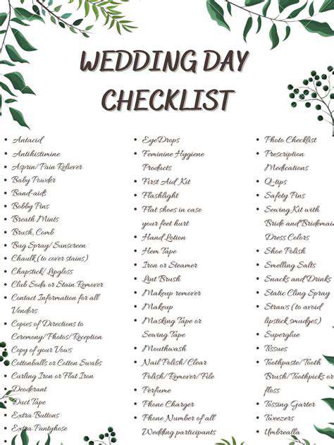 Pre-WeddingDayChecklist:SettingtheStageforSuccess