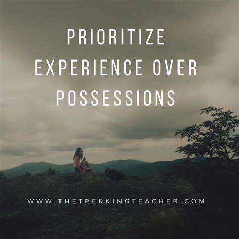 PrioritizingExperiencesOverPossessions:TheStyleShift